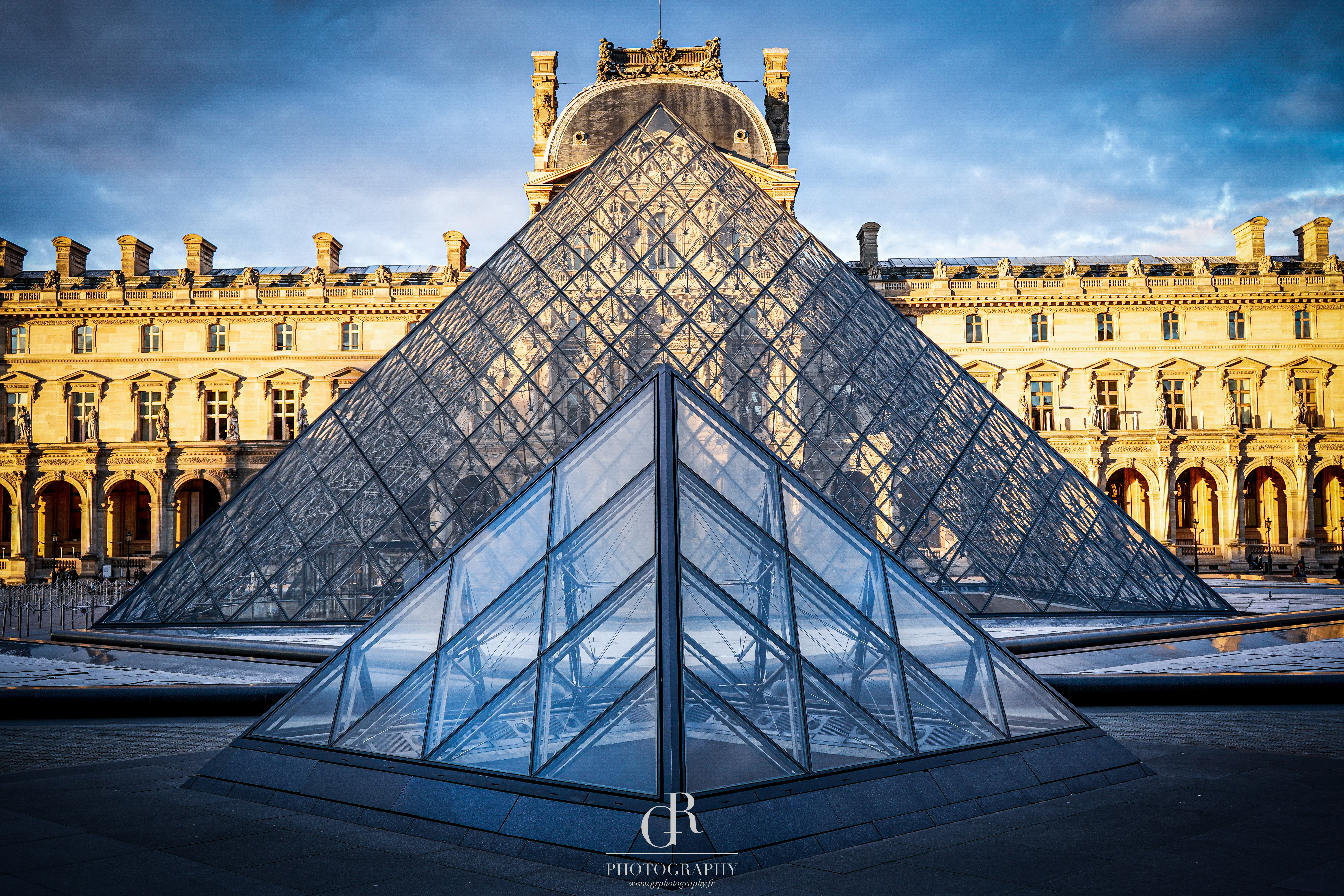 Louvre Pyramids - GR Photography